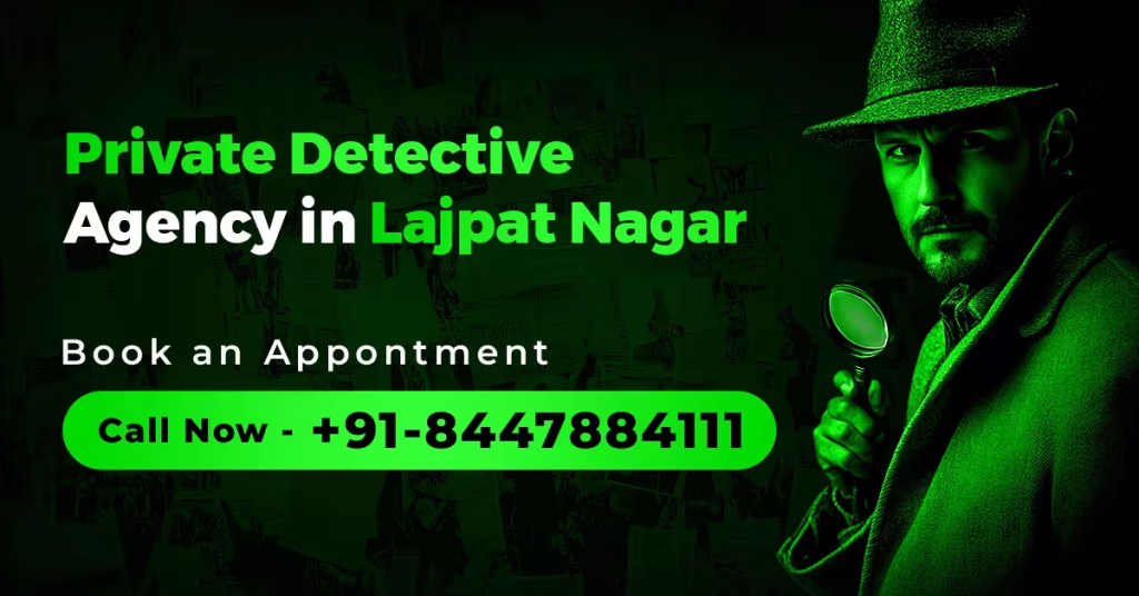 Detective agency in Lajpat Nagar providing confidential private investigation services